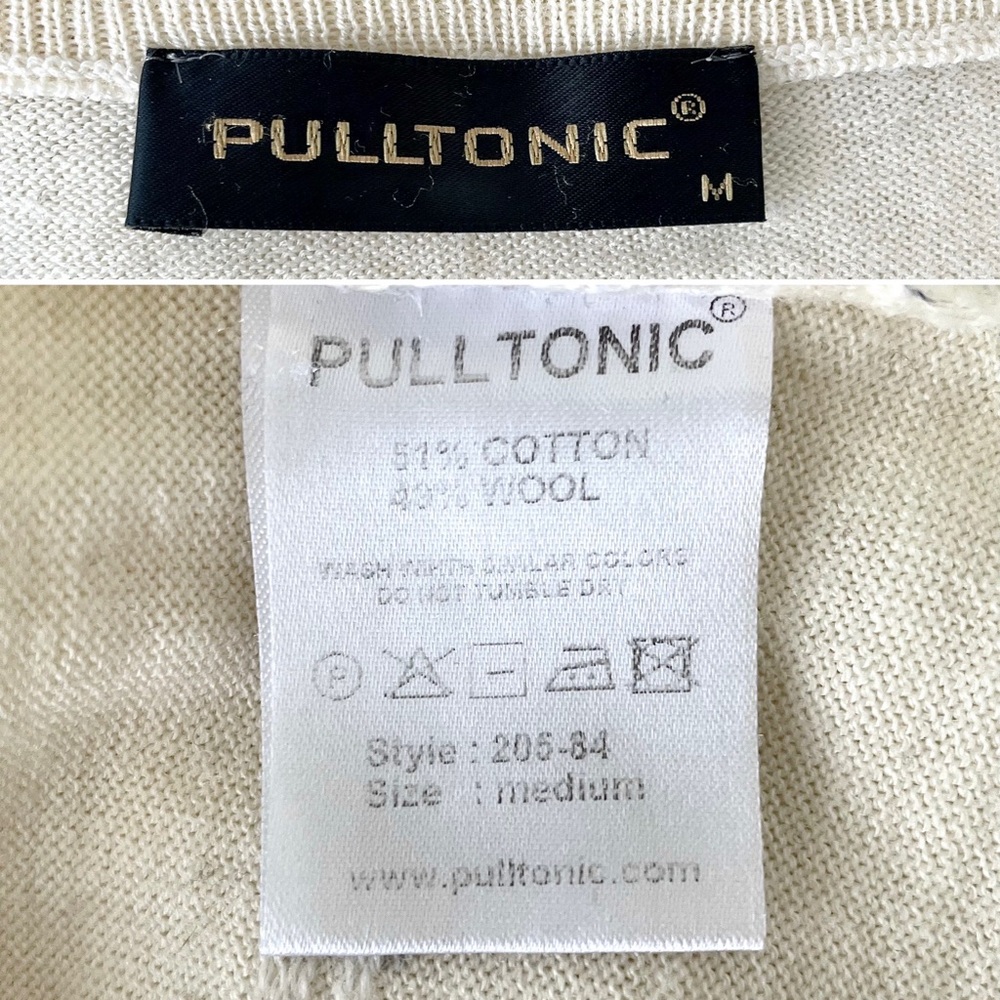 Pulltonic Wool / Cotton Blend Sweater - Picture 16 of 16